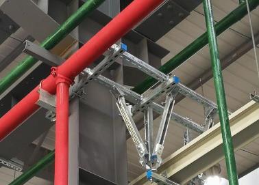 安丘该抗震支架的整体式支吊架结构协调性好